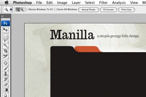 اموزش طراحی سایت از بافت کاغذی در فتوشاپ